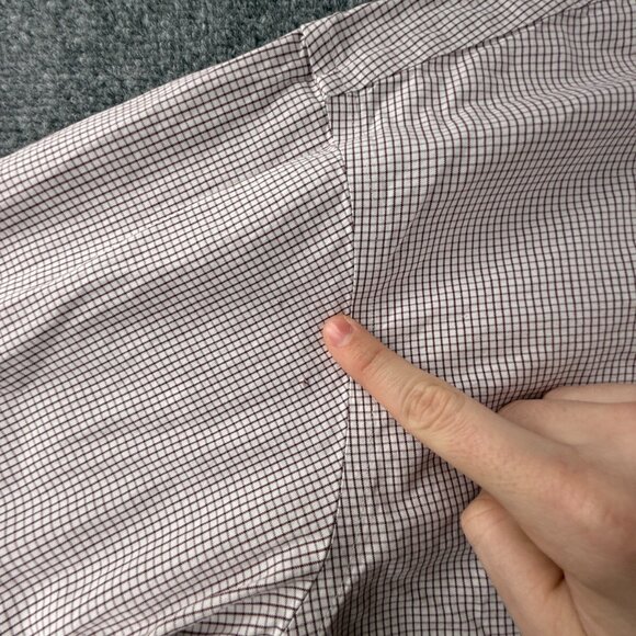 Brooks Brothers Red Check 17.5 6/7 Cotton Button-Down Regent Non-Iron Men Shirt - Picture 15 of 16